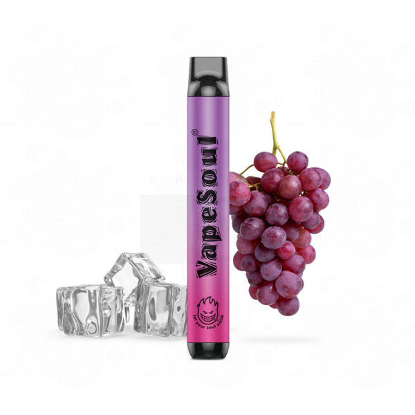 Pod Descártavel Vapesoul 1000 Puffs - 5% - Grape Ice