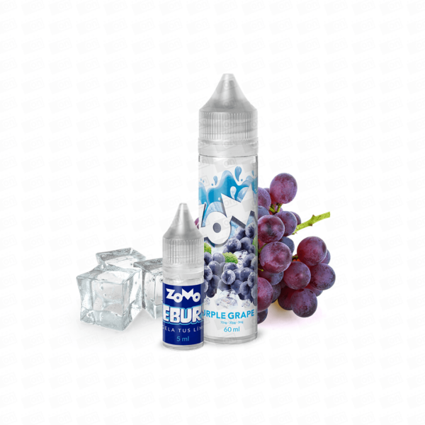 Líquido Zomo Iceburst Freebase - Purple Grape Ice