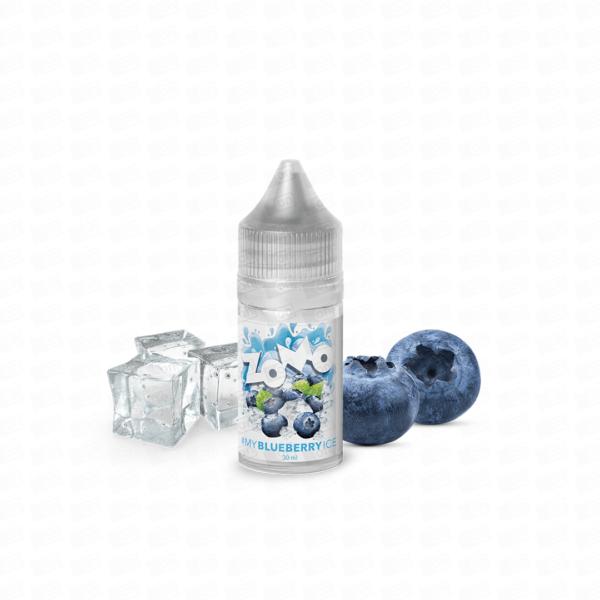 Líquido Zomo Iceburst Freebase - 3mg - Blueberry Ice