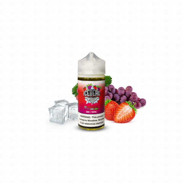 Líquido Iceberg Freebase - Ice Strawberry Grape Low Mint