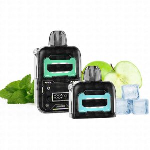 Pod Descartável Zomo MaxBar Jupiter 20000 Puffs – 5% – Cool Mint + Sour Apple Ice