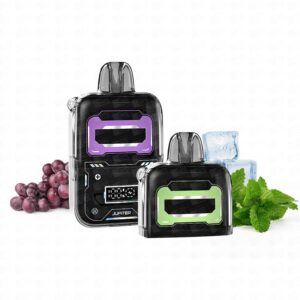 Pod Descartável Zomo MaxBar Jupiter 20000 Puffs – 5% – Grape Ice + Sweet Mint Ice