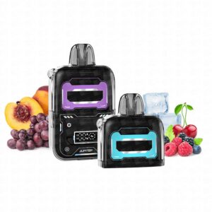 Pod Descartável Zomo MaxBar Jupiter 20000 Puffs – 5% – Peach Grape Ice + Blueberry Cherry Cranberry Ice