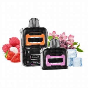 Pod Descartável Zomo MaxBar Jupiter 20000 Puffs – 5% – Sakura Grape Ice + Strawberry Lychee Ice