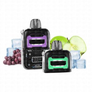 Pod Descartável Zomo MaxBar Jupiter 20000 Puffs – 5% – Sour Apple Ice + Grape Ice