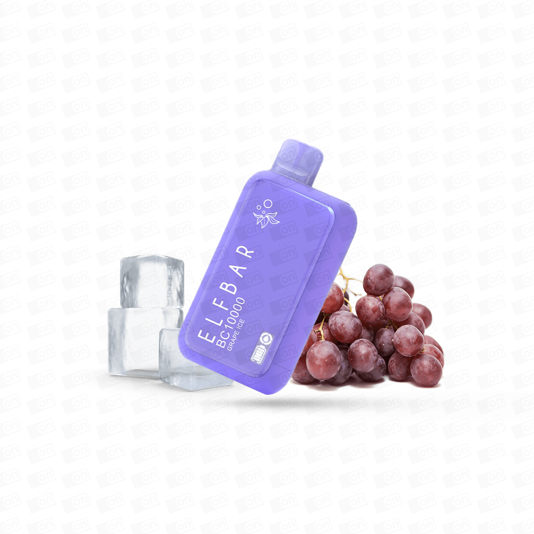 Pod Descartável Elfbar BC10000 Puffs - 5% - Grape Ice - VaporON