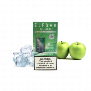 Pod Descartável Elfbar BC10000 Puffs - 5% - Green Apple Ice