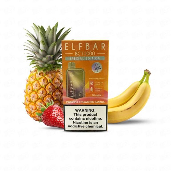 Pod Descartável Elfbar BC10000 Puffs - 5% - Pineapple Strawberry Banana