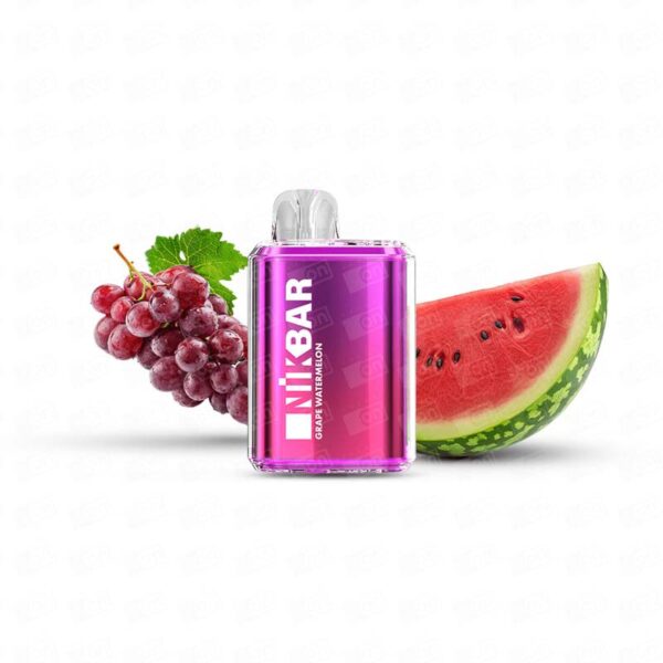 Pod Descartável Nikbar 15000 Puffs - 2% - Grape Watermelon