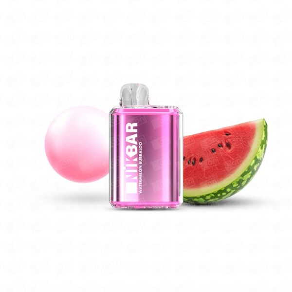 Pod Descartável Nikbar 15000 Puffs - 2% - Watermelon Bubbaloo