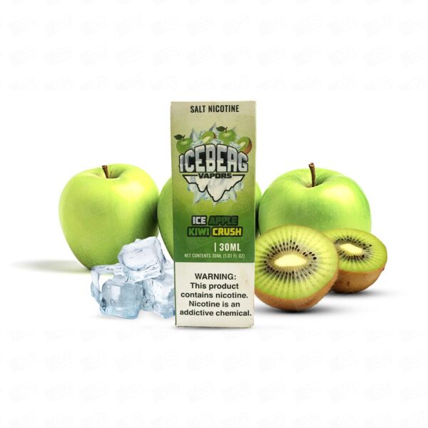 Líquido Iceberg Nicsalt - Ice Apple Kiwi Cush