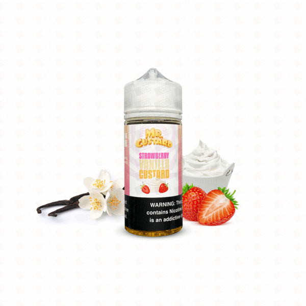 Líquido Mr Custard Freebase - Strawberry Vanilla Custard