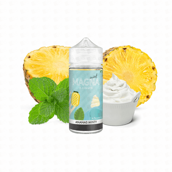 Líquido Magna Mint Freebase - Ananas Minty - 100ml - 0 mg