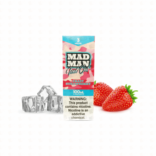 Líquido Mad Man Twisted Ice Out Freebase - Crazy Strawberry