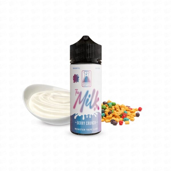 Líquido Vape Monster e The Milk Freebase - Berry Crunch