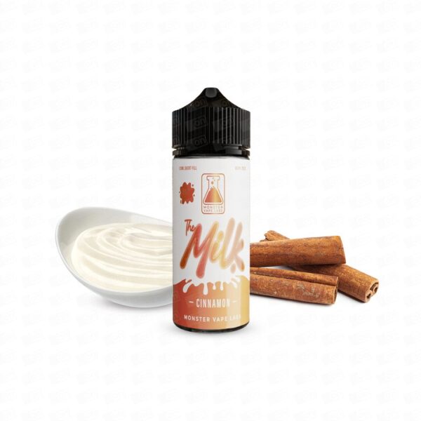Líquido Vape Monster e The Milk Freebase - Cinnamon