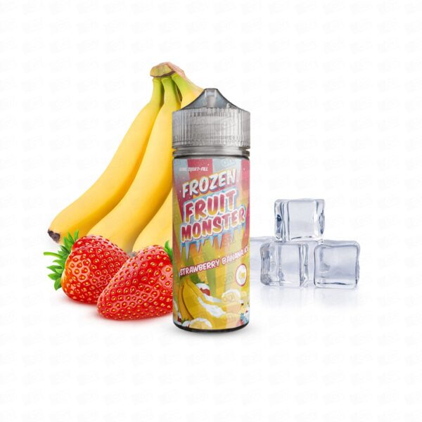 Líquido Vape Monster Freebase Frozen Fruit - Strawberry Banana Ice