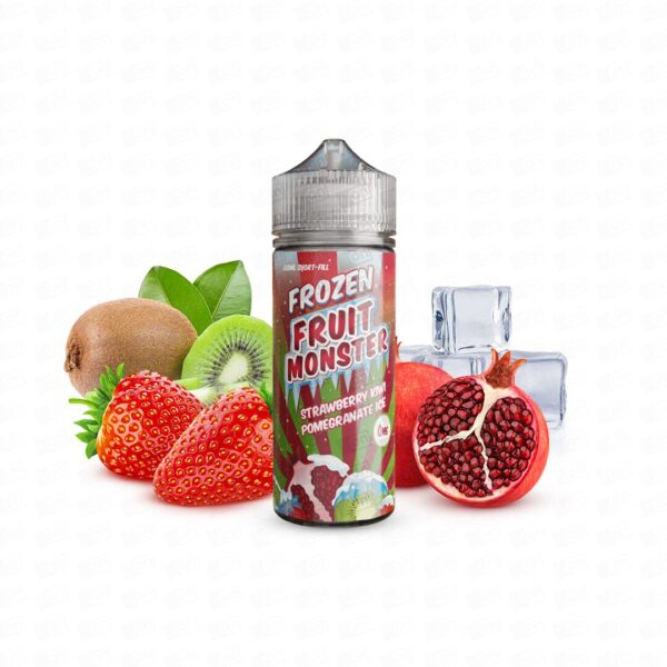 Líquido Vape Monster Freebase Frozen Fruit - Strawberry Kiwi Pomegranate Ice