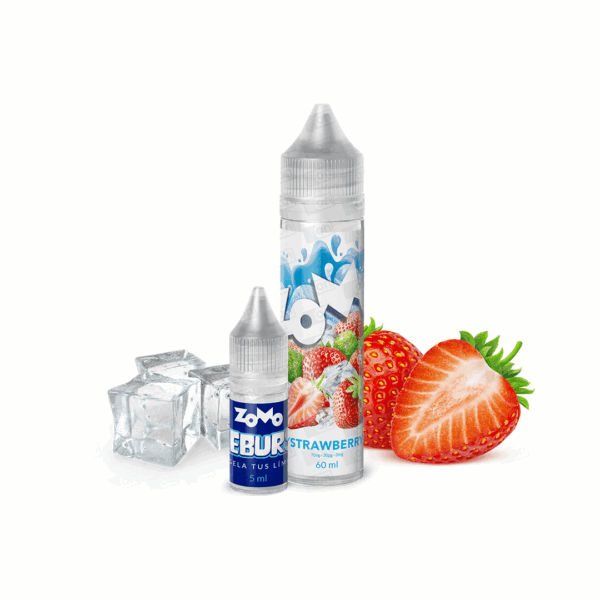 Líquido Zomo Iceburst Freebase - Strawberry Ice