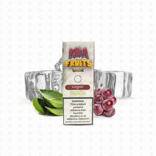 Líquido Killa Fruits Ice Freebase - Aloe Grape