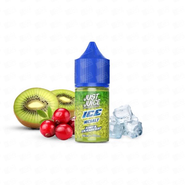 Líquido Just Juice Ice NicSalt - Kiwi & Cranberry