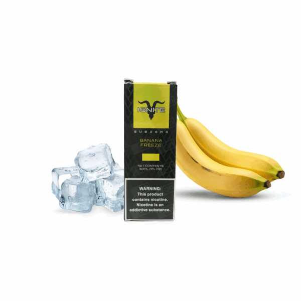 Líquido Ignite Subzero NicSalt - Banana Freeze
