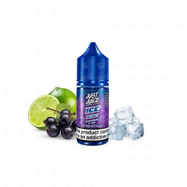 Líquido Just Juice Ice NicSalt - Blackcurrant & Lime