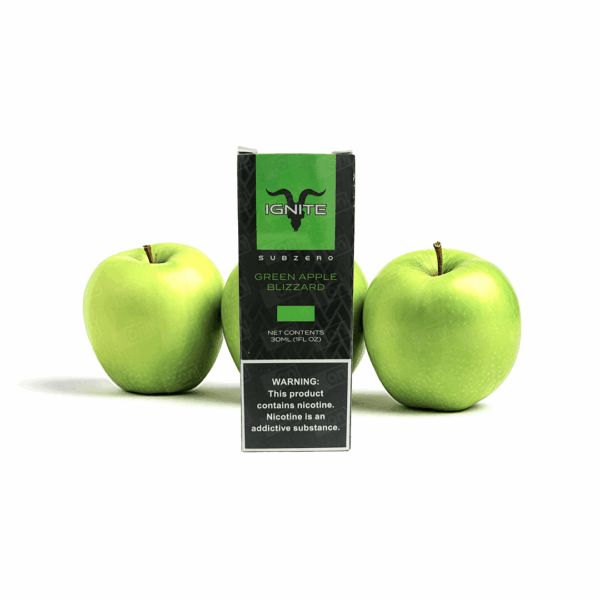 Líquido Ignite Subzero NicSalt - Green Apple Blizzard