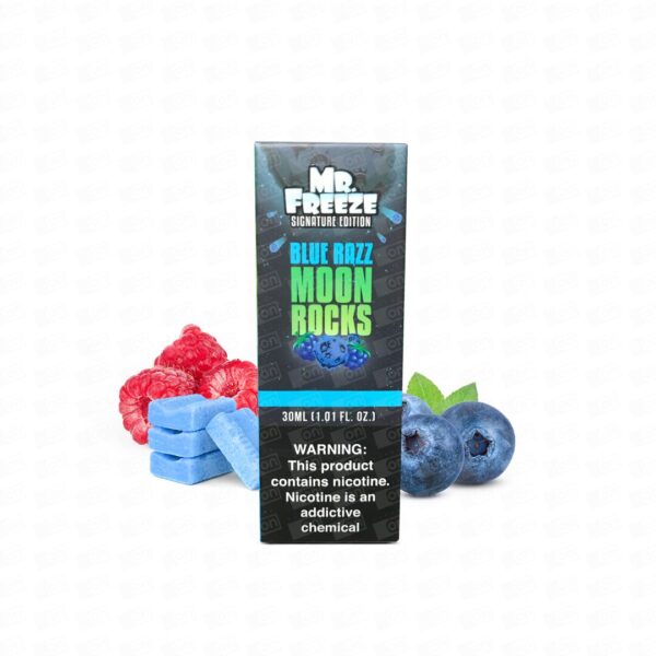 Líquido Mr Freeze Signature Edition NicSalt - Blue Razz  Moon Rocks