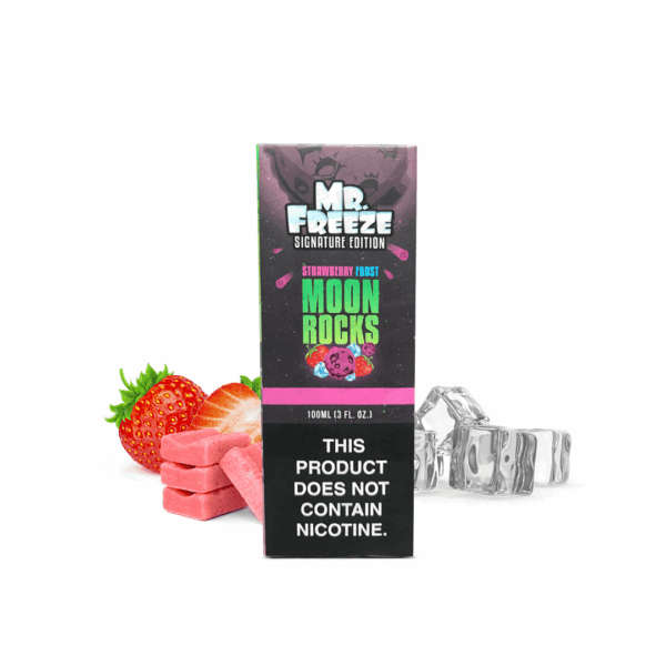 Líquido Mr Freeze Menthol Freebase - Strawberry Frost Moon Rocks
