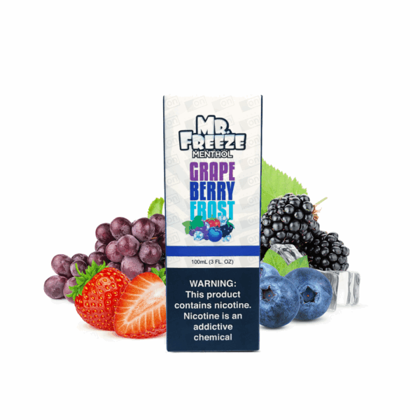Líquido Mr Freeze Menthol Freebase - Grape Berry Frost