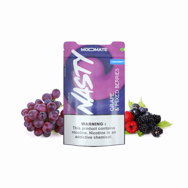 Líquido Nasty Modmate Freebase - Grape & Mixed Berries High Mint