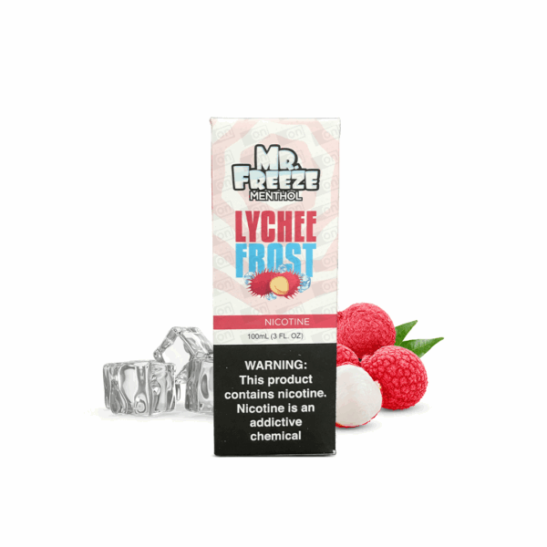 Líquido Mr Freeze Menthol Freebase - Lychee Frost