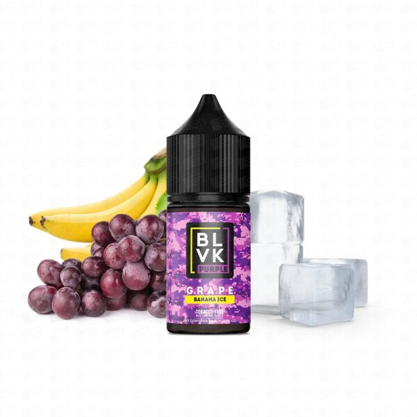 Líquido Blvk Purple NicSalt - Grape Banana Ice