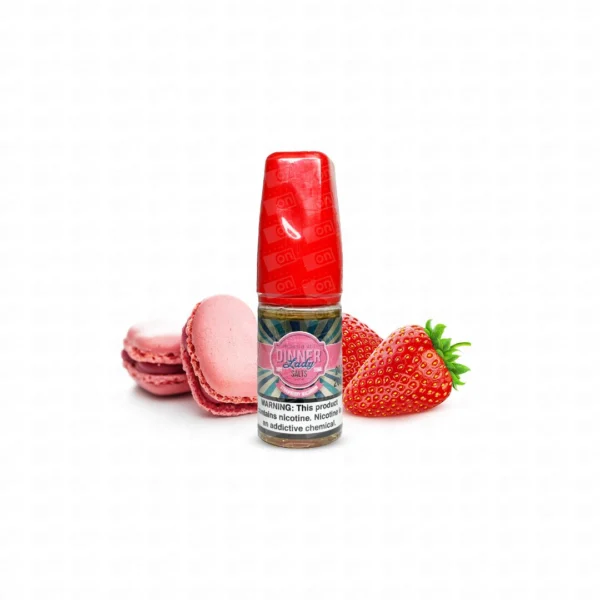 Líquido Dinner Lady NicSalt - Strawberry Macaroon