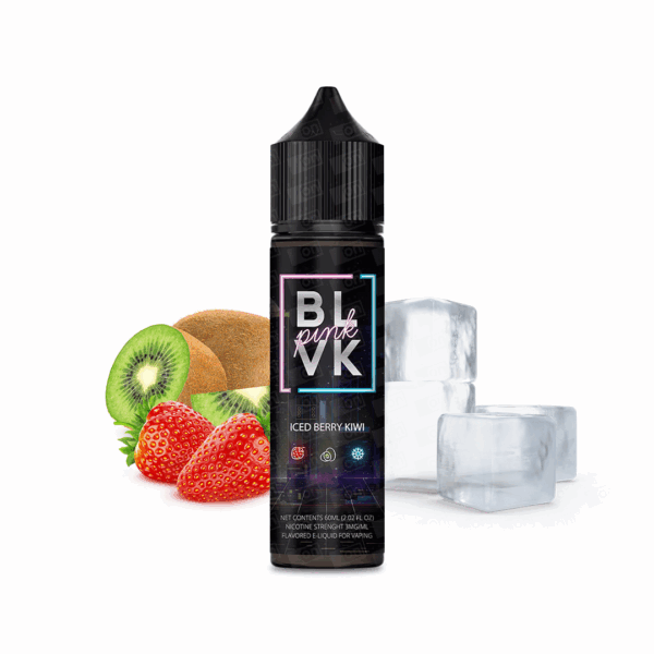 Líquido Blvk Pink Freebase - Iced Berry Kiwi