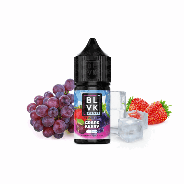 Líquido Blvk Frost NicSalt - Grape Berry