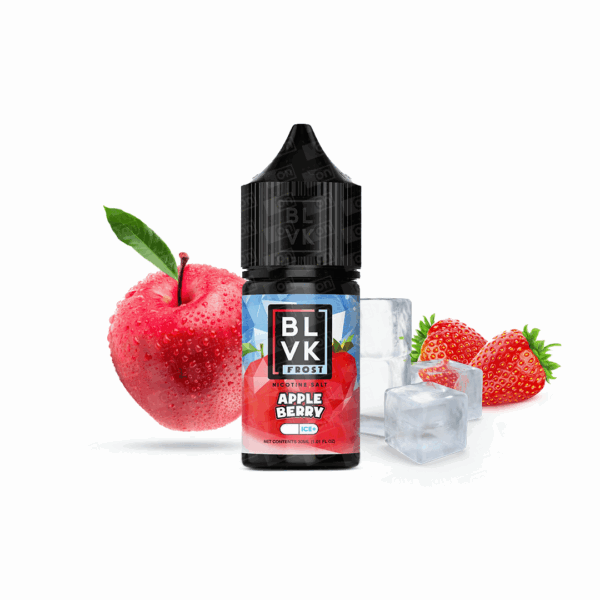 Líquido Blvk Frost NicSalt - Apple Berry