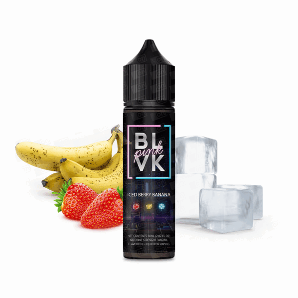 Líquido Blvk Pink Freebase - Iced Berry Banana
