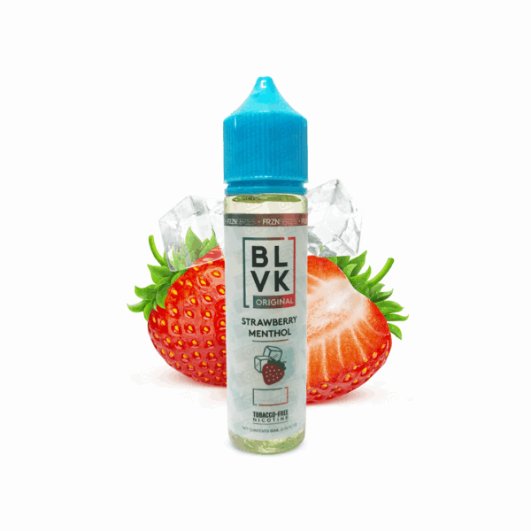 Líquido Blvk Original Freebase - Strawberry Menthol