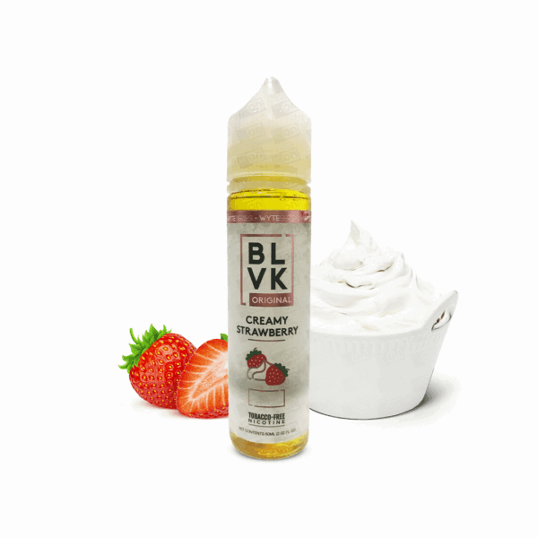 Líquido Blvk Original Freebase - Creamy Strawberry
