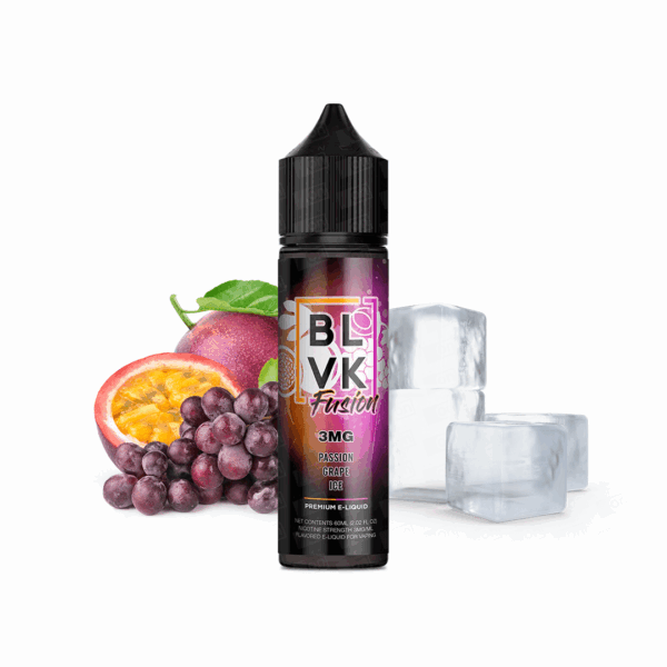 Líquido Blvk Fusion Freebase - Passion Grape Ice