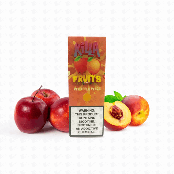 Líquido Killa Fruits NicSalt - Red Apple Peach
