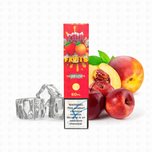 Líquido Killa Fruits Freebase - Red Apple Peach