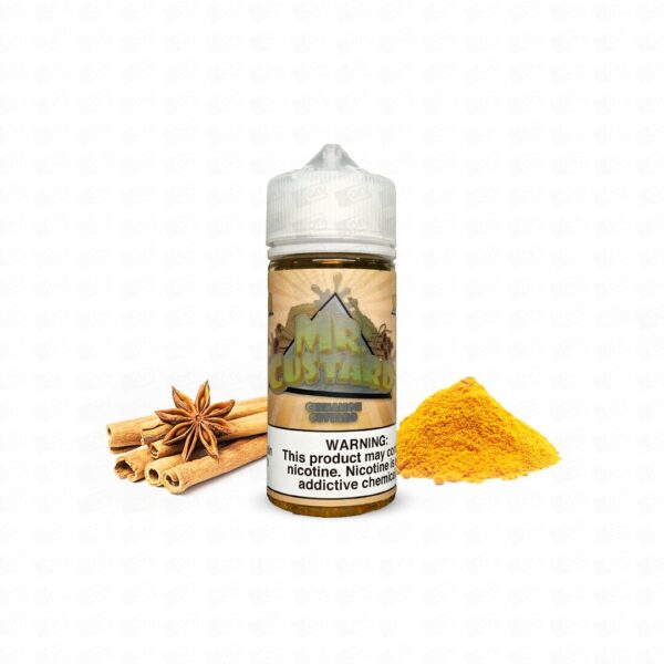 Líquido Mr Custard Freebase - Cinnamon Custard