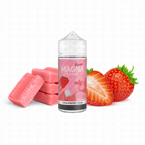 Líquido Magna Fusion Freebase - Strawberry Gum - 60ml - 0 mg