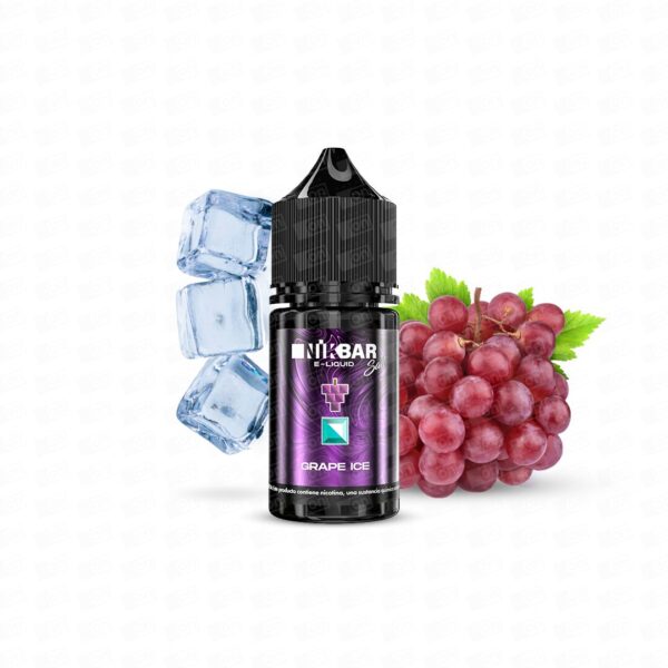 Líquido Nikbar NicSalt - Grape Ice
