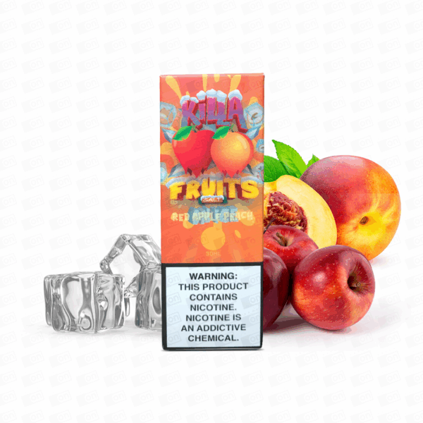 Líquido Killa Fruits NicSalt - 50mg - Red Apple Peach