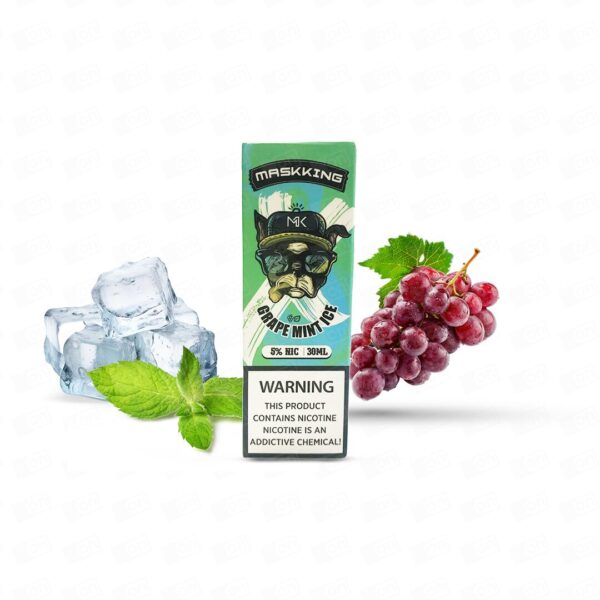 Líquido Maskking NicSalt - Grape Mint Ice
