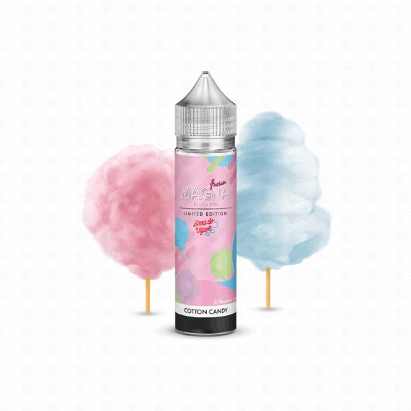Líquido Magna Fusion Freebase - Cotton Candy - 60ml - 0 mg
